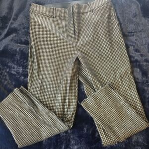 Lane Bryant Men's Brown Houndstooth Dress Pants